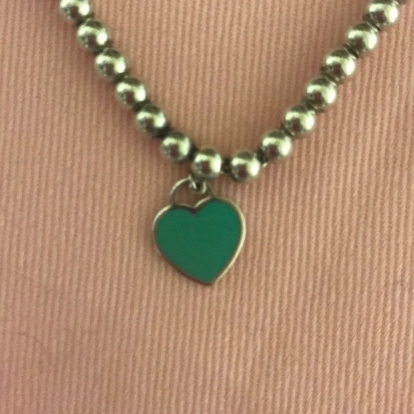 Tiffany & Co Enameled Heart Mini Bead Bracelet - Picture 4 of 5